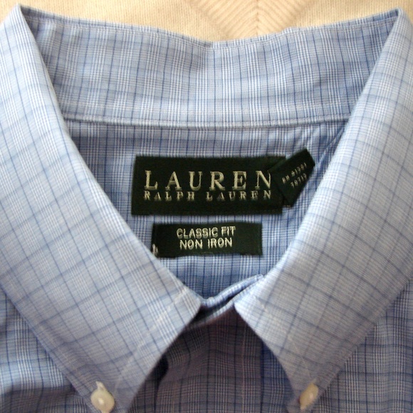 ralph lauren slim fit non iron dress shirt